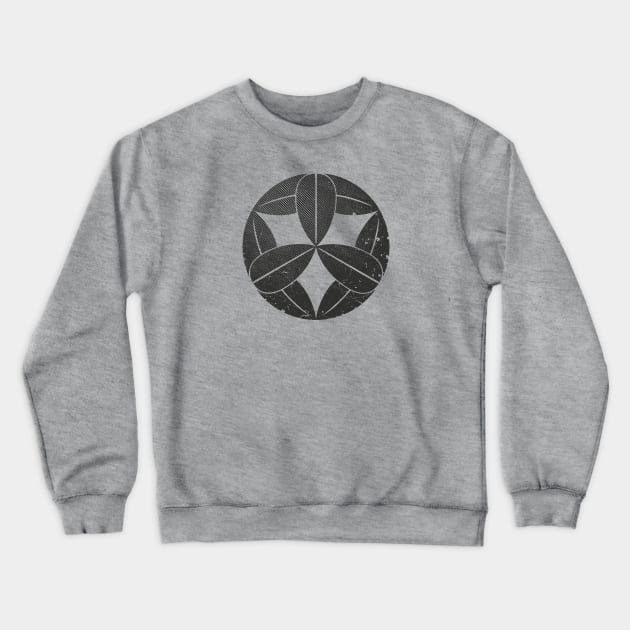 Samurai Family Crests - Takenaka Crewneck Sweatshirt by BadBox